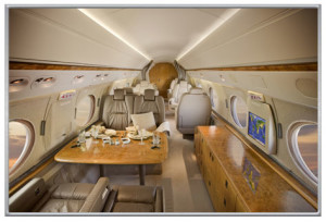 Gulfstream V N516GH Charter Cabin, Solairus Aviation