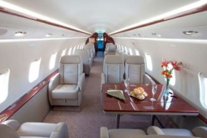 Set Jet Challenger 850 interior