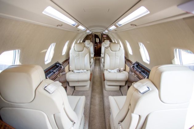 Gama Aviation LLC's Citation Sovereign+ Cabin